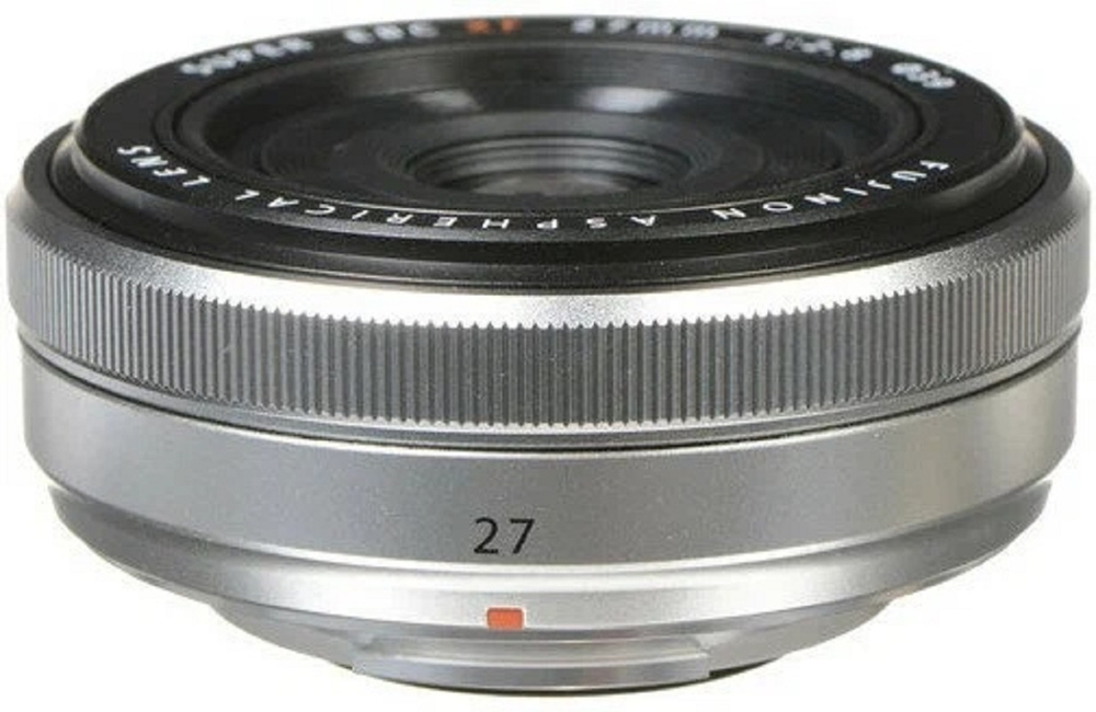 Fujinon XF 27mm f/2.8, серебристый