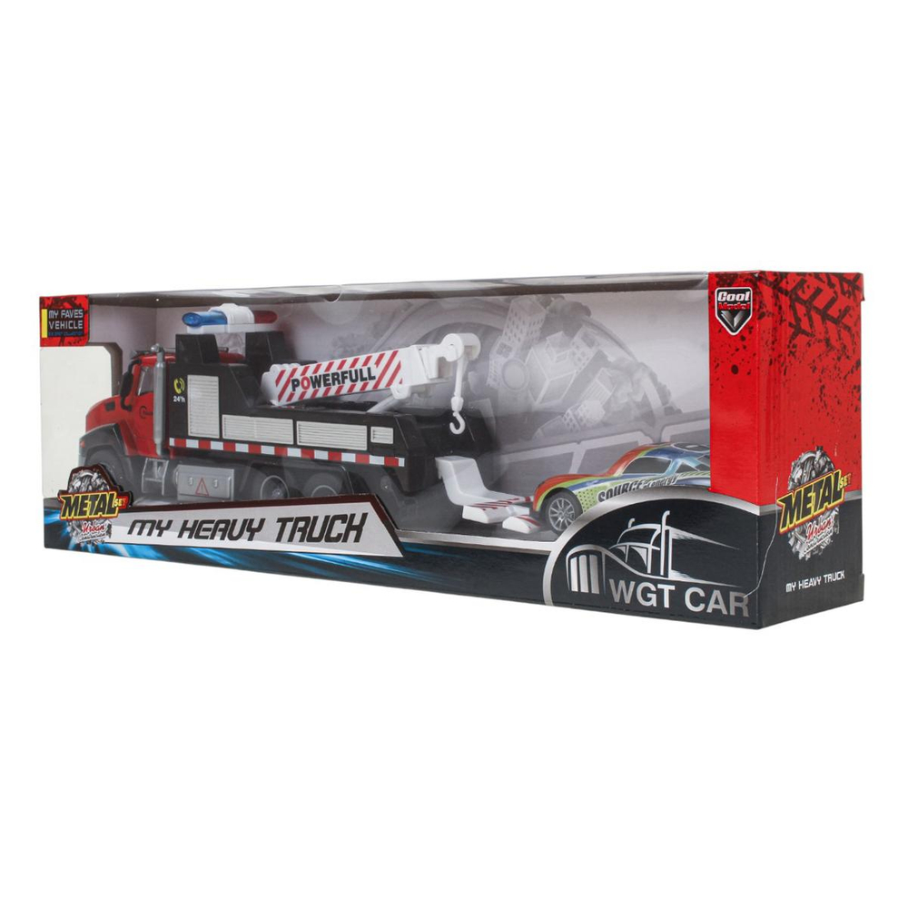 Автовоз 19*8*5,5см. +машинка, в ассорт. коробка W2213-20