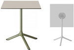 Стол ламинированный обеденный складной Scab Design Tripe Folding, оливковый, тортора