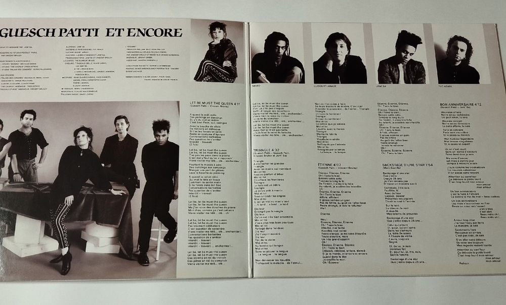 Винтажная виниловая пластинка LP Guesch Patti Labyrinthe (Germany 1988)