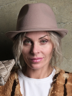 Шляпа /фетр /капучино