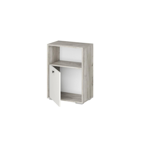 мс для гостиной Нанси ТБ-500 дуб крафт серый/софт айвори