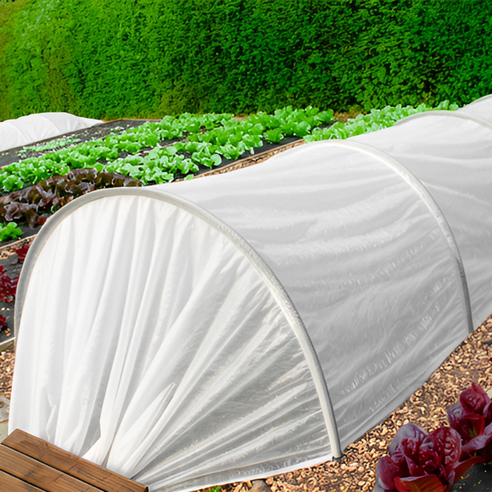 Парник "Садовита" 4м с металлическими дугами 2м в ПВХ, укрывной материал 6060г/м2