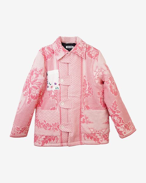 Куртка Soeurs с Застежками на Клапанах / Pink Jacket розовая