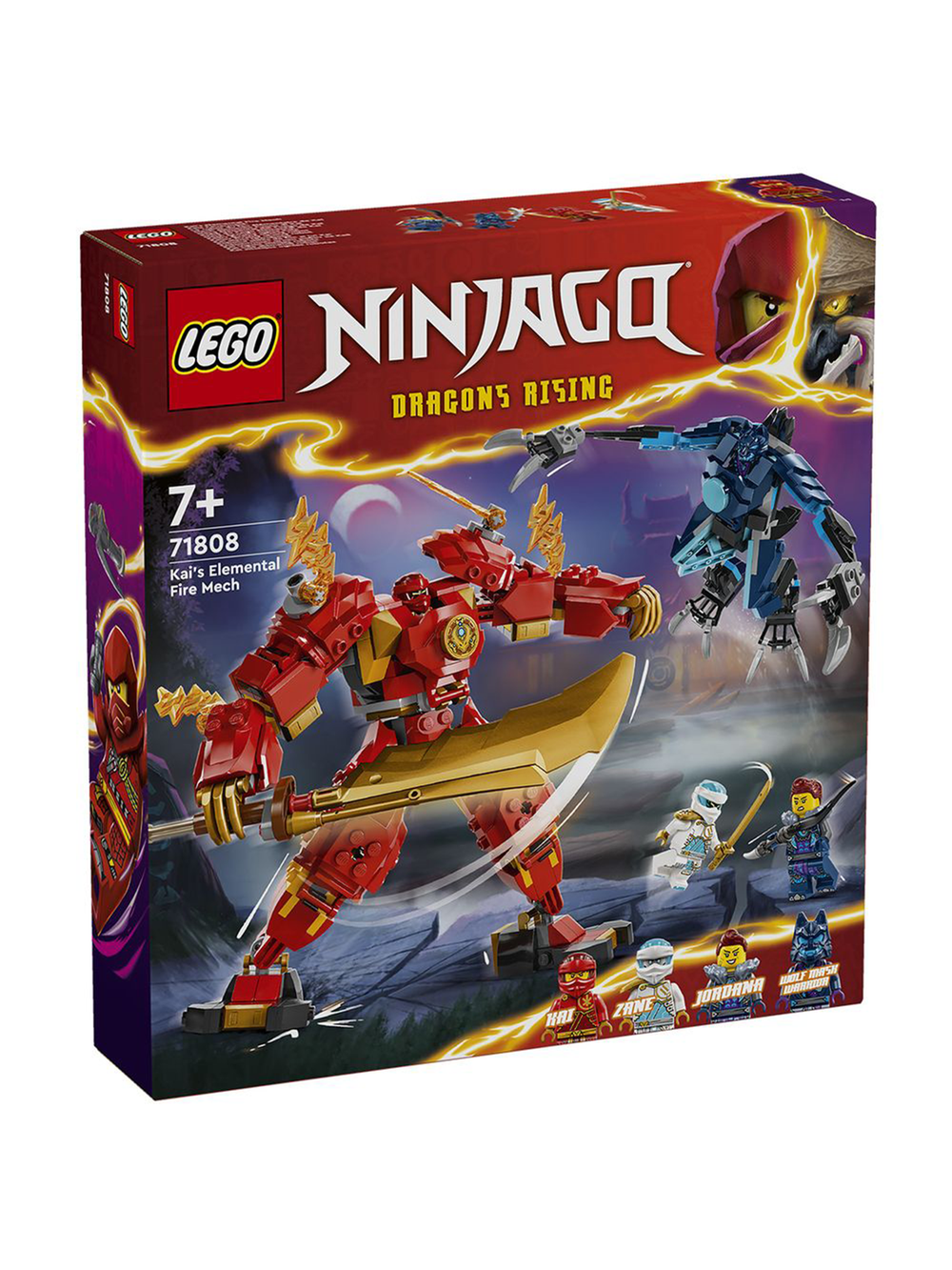 Конструктор LEGO Ninjago 71808 Элементальный огненный робот Кая