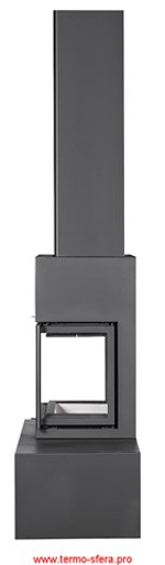 Камин МАДРИД на дровнике Гигант слева подовый