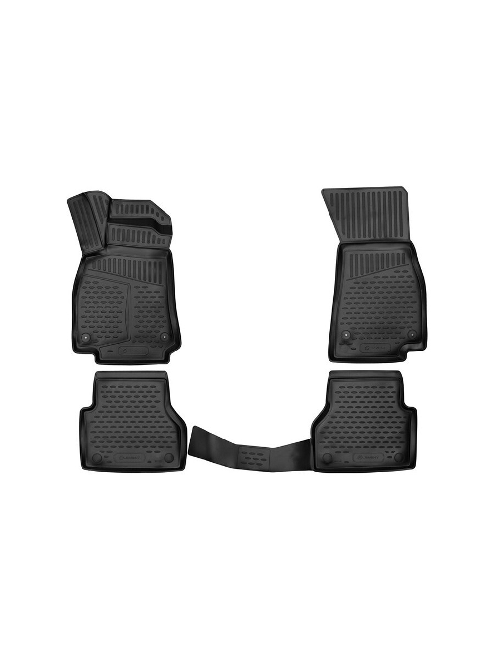 Коврики в салон для AUDI A6 (V(C8)), включая Allroad 2018-, универсал, 4шт. (полиуретан) ELEMENT3DA58925210K