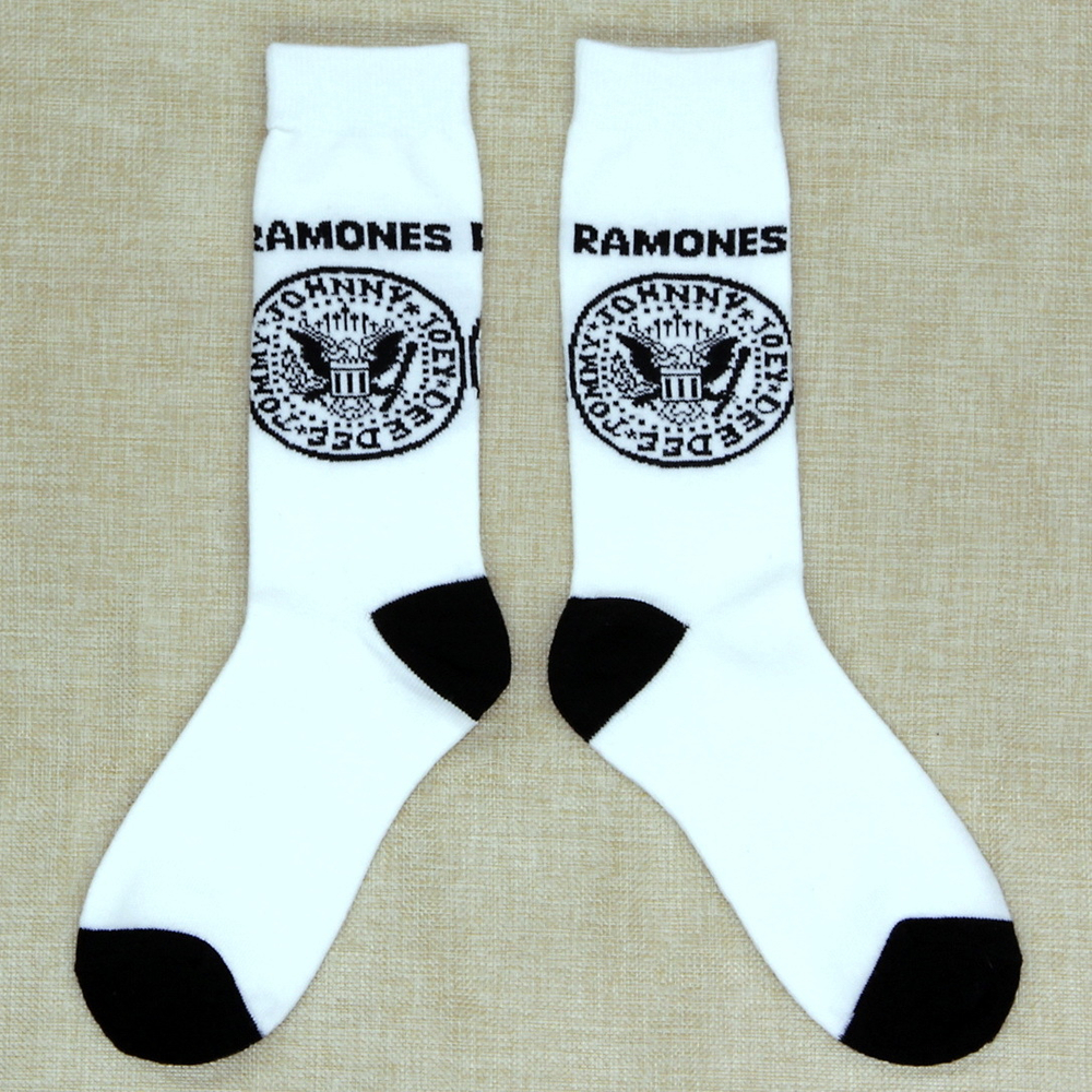 Носки Ramones ( белые, длинные )