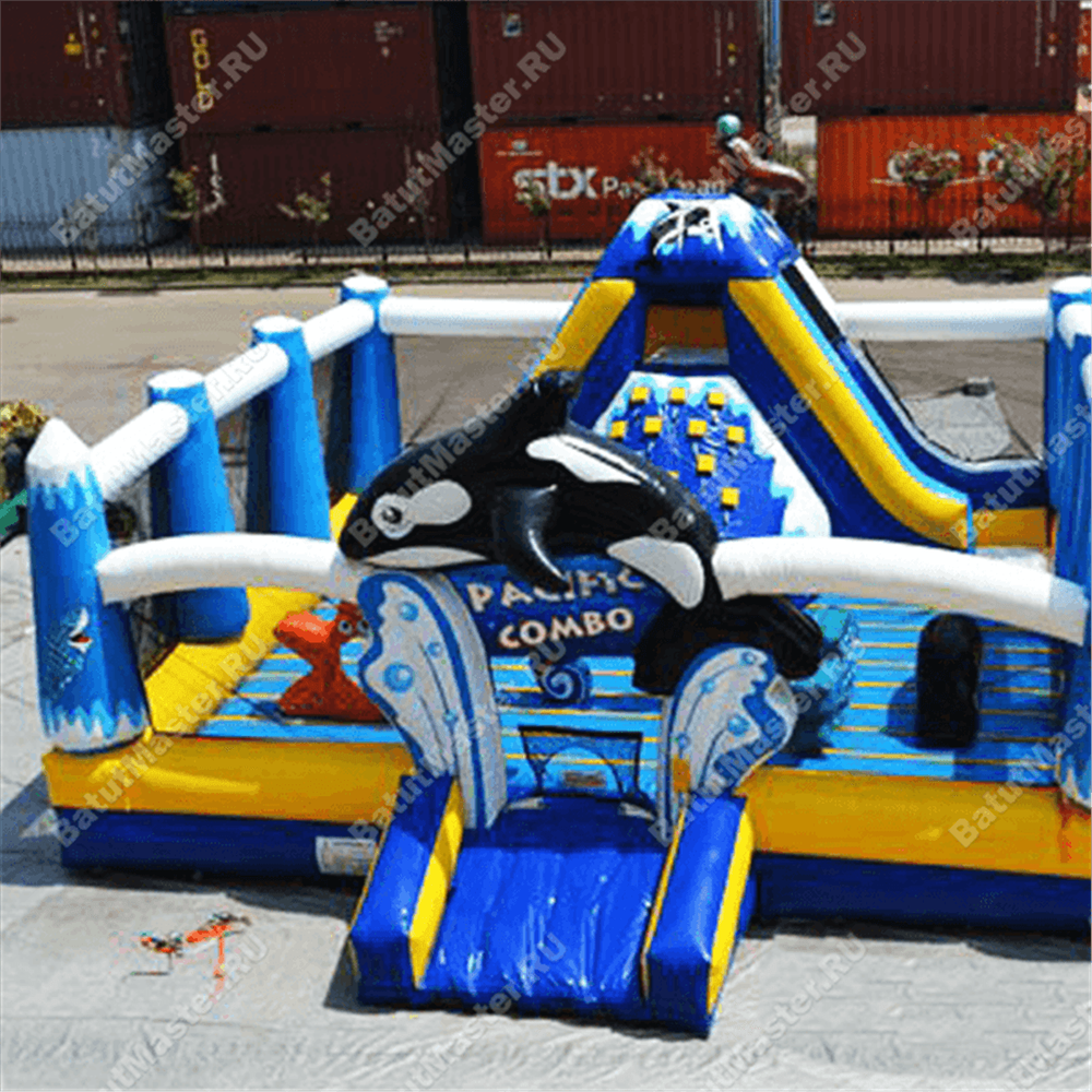 Коммерческий надувной батут "Океан"
