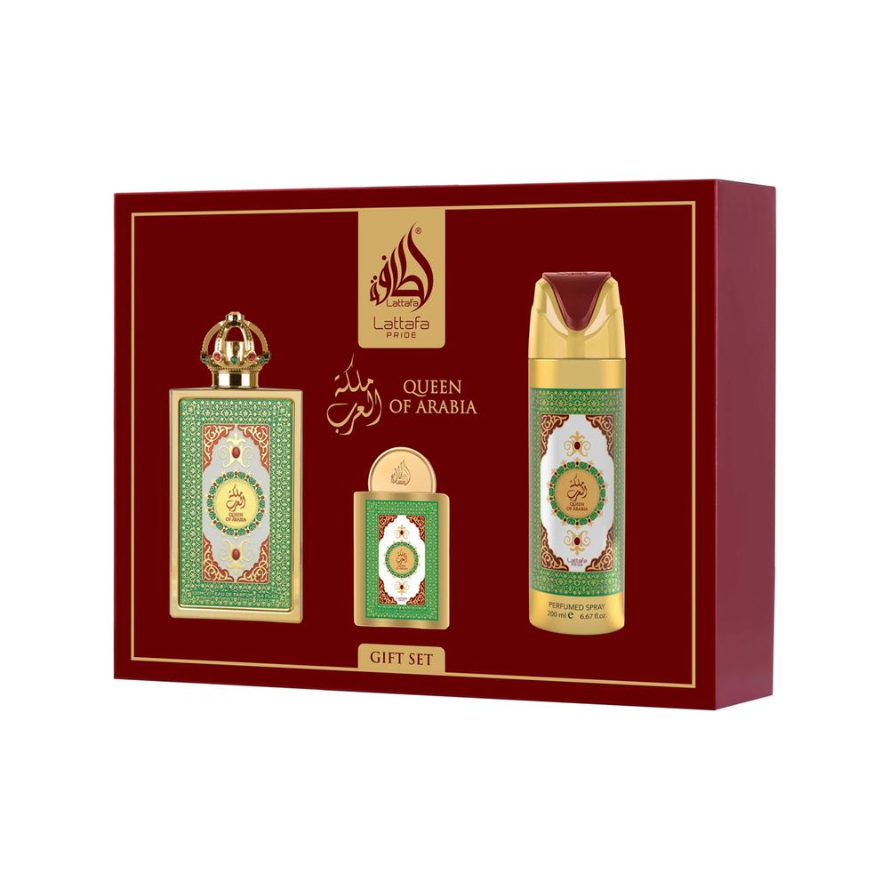 Lattafa Pride Queen Of Arabia EDP 100 ml + EDP 20 ml + DEO VAPO 200 ml (woman) 1 St.
