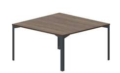 Составной стол на 2 рабочих места 138х136,6х75см, без отверстий