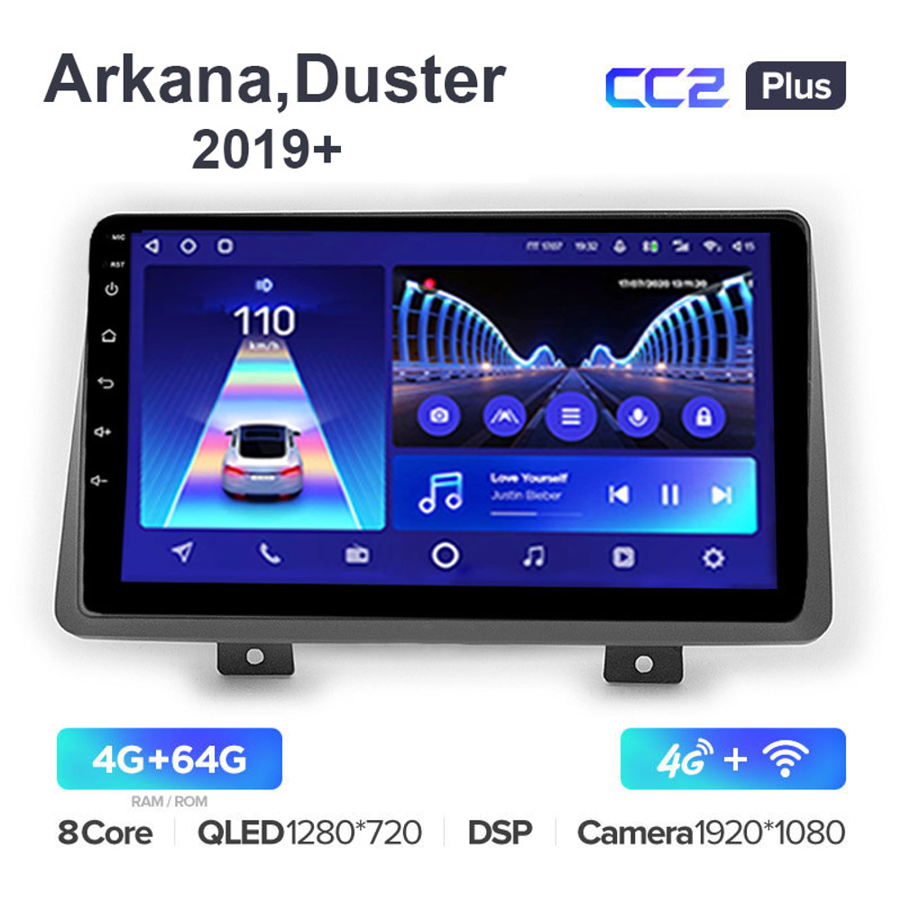 Teyes CC2 Plus 10,2"для Renault Arkana, Duster 2019+