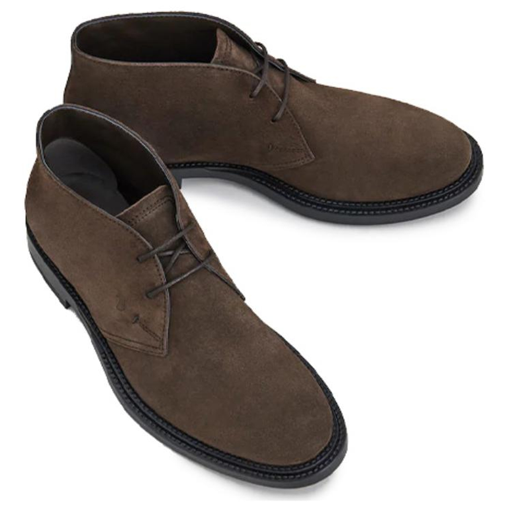 TOD"S Desert Almond Toe Ankle Boots