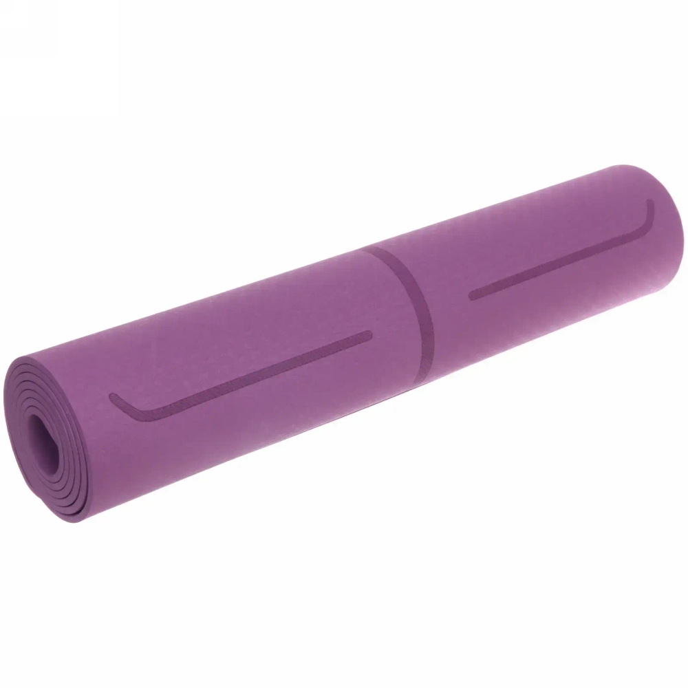Коврик для йоги «Мандала» 183*61*06 см (ТРЕ), фиолетовый