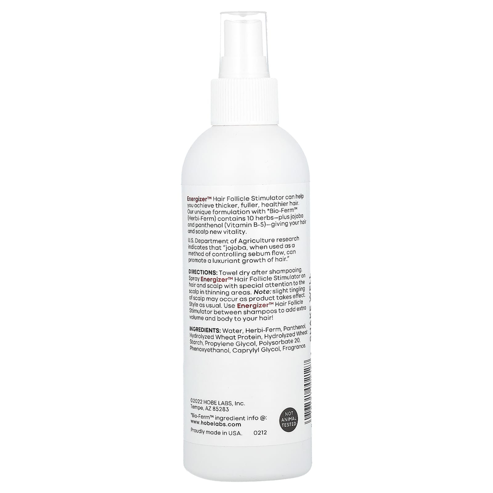 Hobe Labs, Energizer, стимулятор волосяных фолликулов, 237 мл (8 жидк. унций)