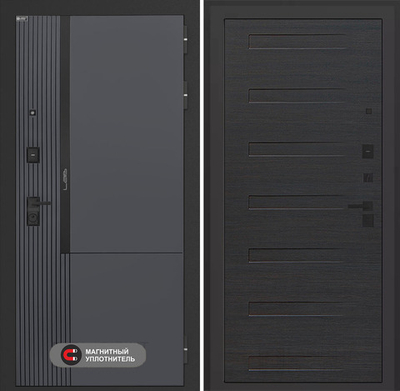 Входная дверь Лабиринт Лаб 2 Про - 14 Эковенге горизонтальный