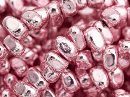 Нить гематитовых бусин, галтовка 5мм