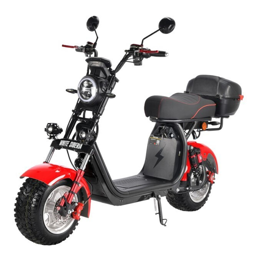Электроскутер White Siberia Pro 2500W Красняй