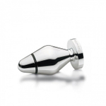 Средняя анальная пробка для электростимуляци John L (10,5 см , серебряный ) (Цвет: серебряный)