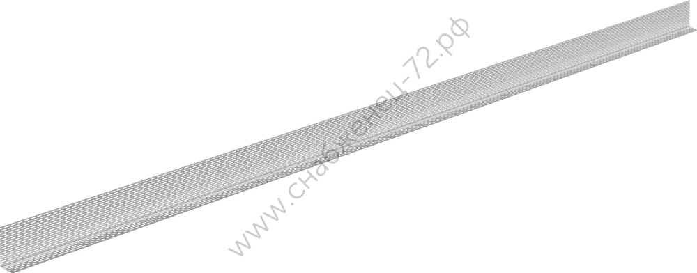 ЗУБР ПРОТЕКТОР 100 х 30 х 0.8 мм, 2,5 м, перфорированный вентиляционный профиль алюм. (310242-100)