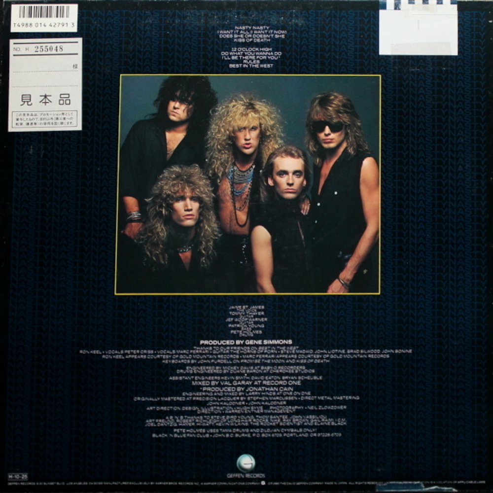 Black 'N Blue / Nasty Nasty (LP)