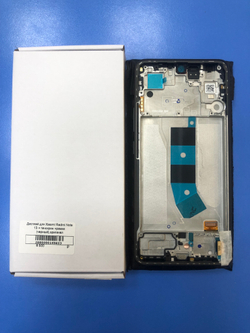 Xiaomi Redmi Not 13 4G  В сборе с тачскрином и чёрной рамкой Оригинал Сервисный (56000400N700)