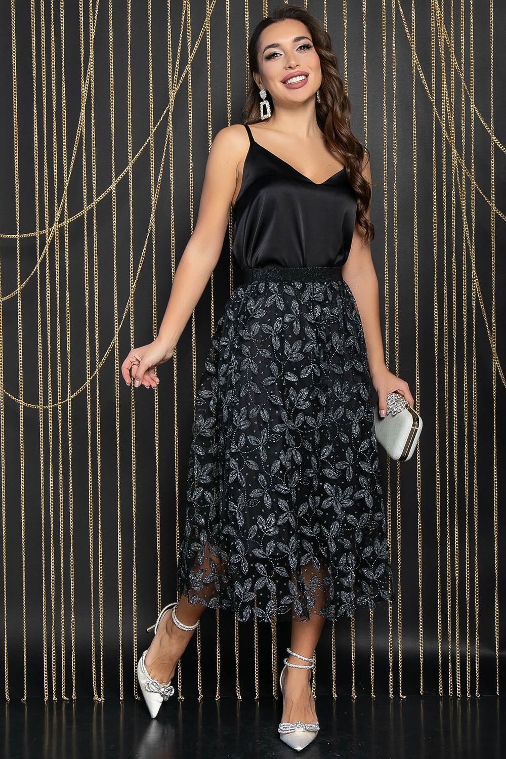 Костюм вечерний Мидеа (черный) К14664-5М LT Collection