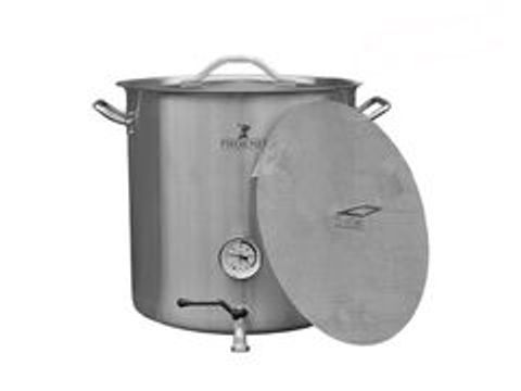 Сусловарочный котел 50,3 л. Пивоварня.ру с фальшдном, краном и термометром (уценка)
