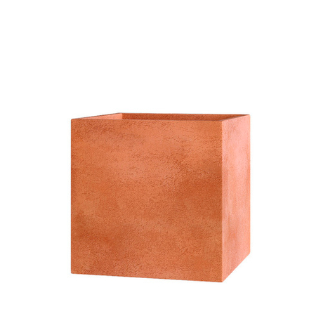 Кашпо CUBE RED CLAY 40x40x40