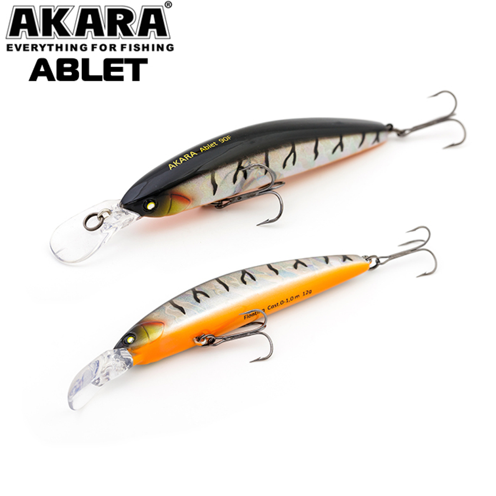 Воблер Akara Ablet 90F 12гр. (3/7 oz 3,5 in) A130
