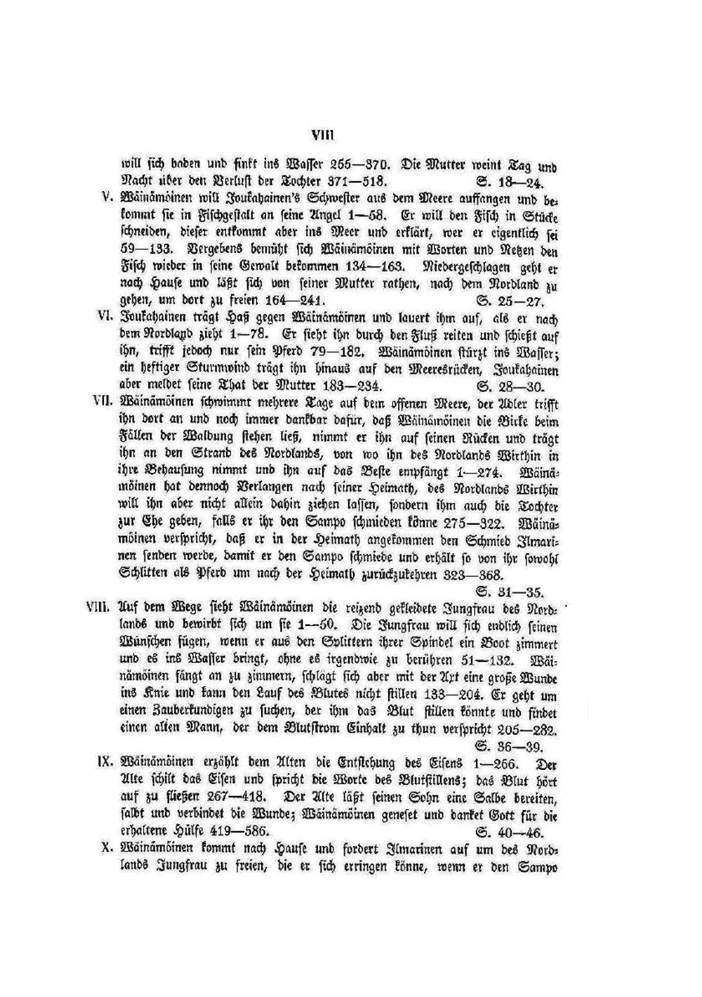Kalevala. das National-Epos der Finnen | Elias Lönnrot