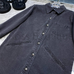 Джинсовая рубашка Chrome Hearts