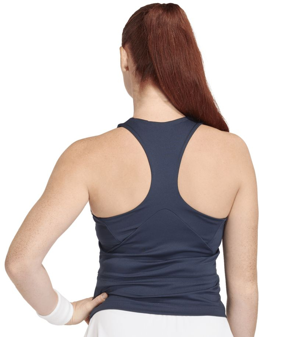 Женский топ теннисный Adidas Midi Y-Tank - legend ink