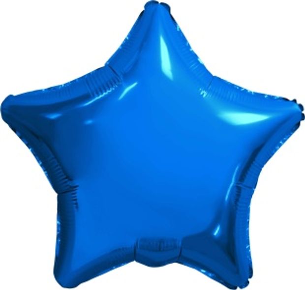 Ag Шар Звезда 19''/48 см, Синий (БГ-15)