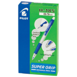Карандаш механический 0,5 мм, PILOT H-185 Super Grip, ластик, резиновый грип, корпус синий, H-185-SL
