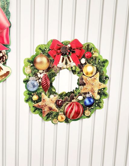 Плакаты и украшения на стену Новогодние на скотче