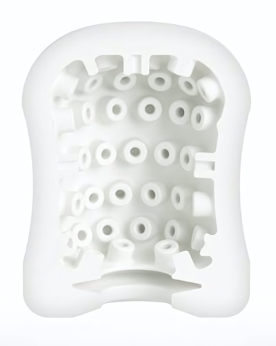 Компактный мастурбатор MasturbaTIN Dotty Dora (Цвет: белый)