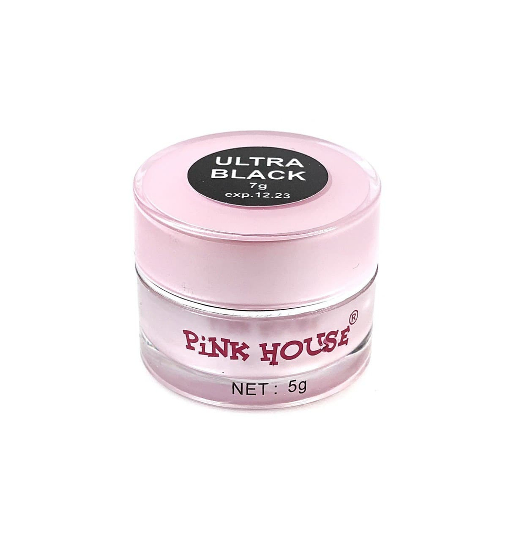 Гель-краска УЛЬТРА ЧЕРНАЯ Pink House 7гр