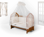 Арт.77732 Набор в детскую кроватку для новорожденных оптом - СЛОНИК 6пр