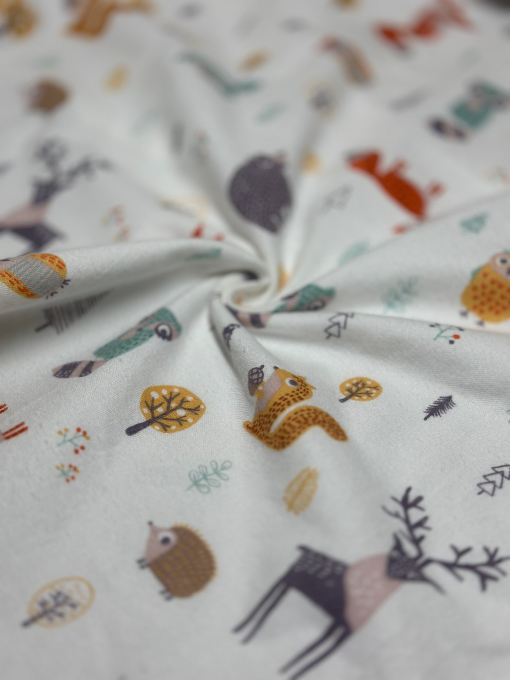 Пеленка Новогодняя Сказка фланель RinaAmari