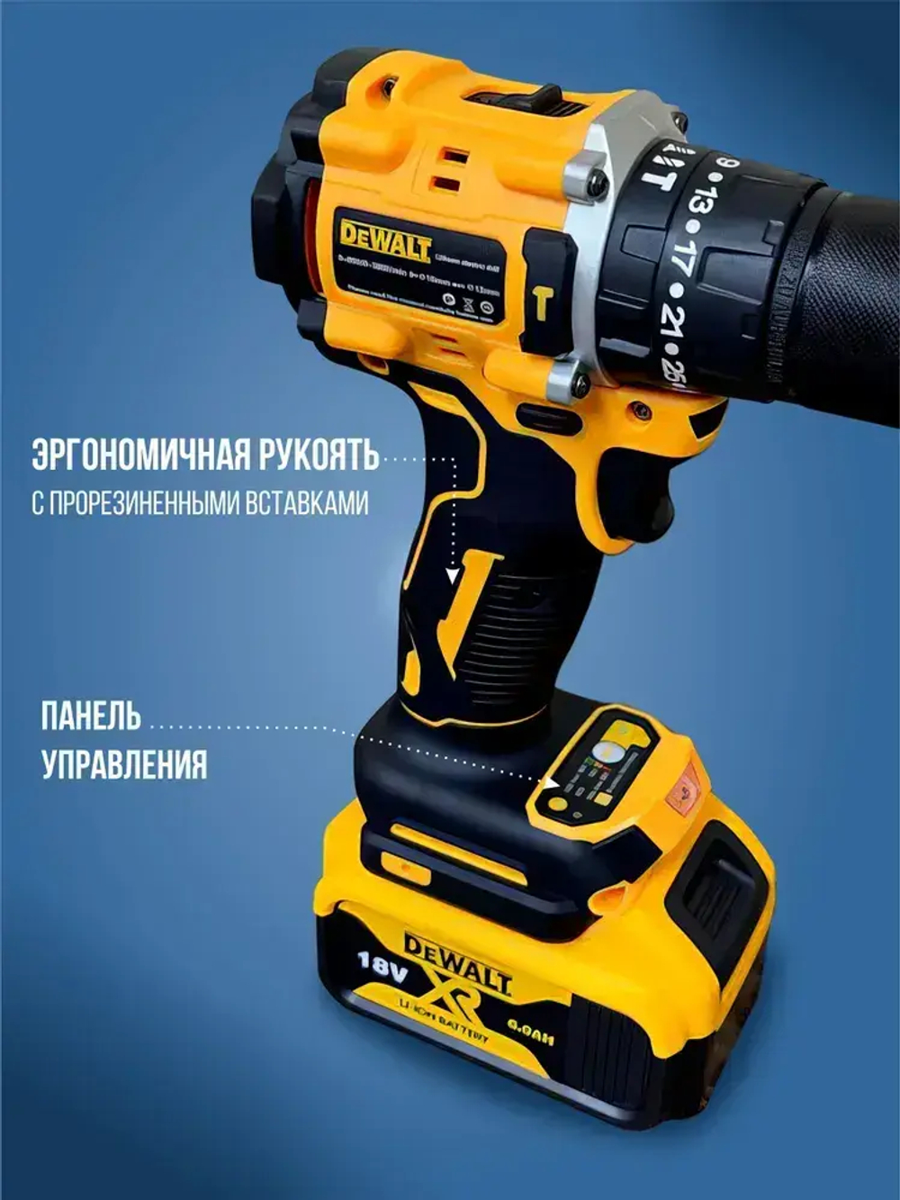 Набор: Аккумуляторный Болгарка и Шуруповерт DeWalt 18В