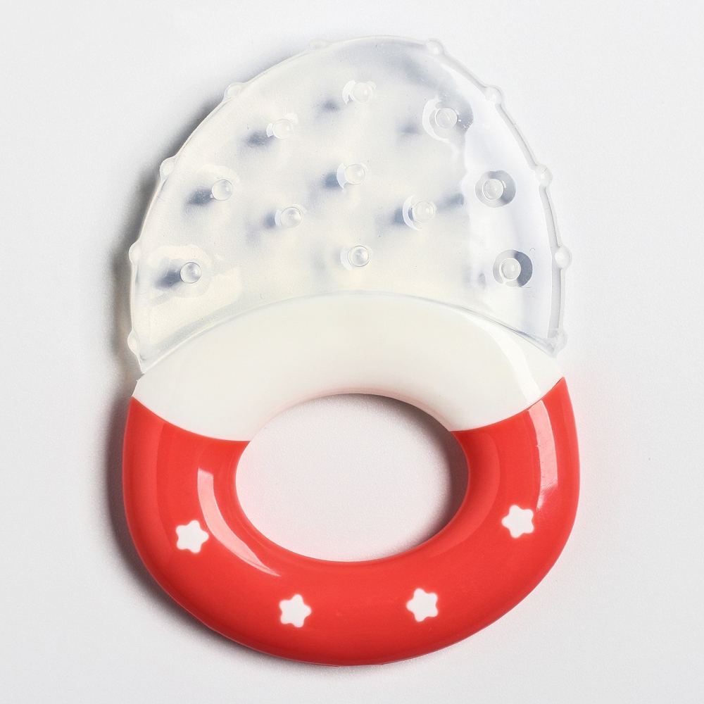 2825420 Прорезыватель силиконовый «Фрукты на кольце», виды МИКС