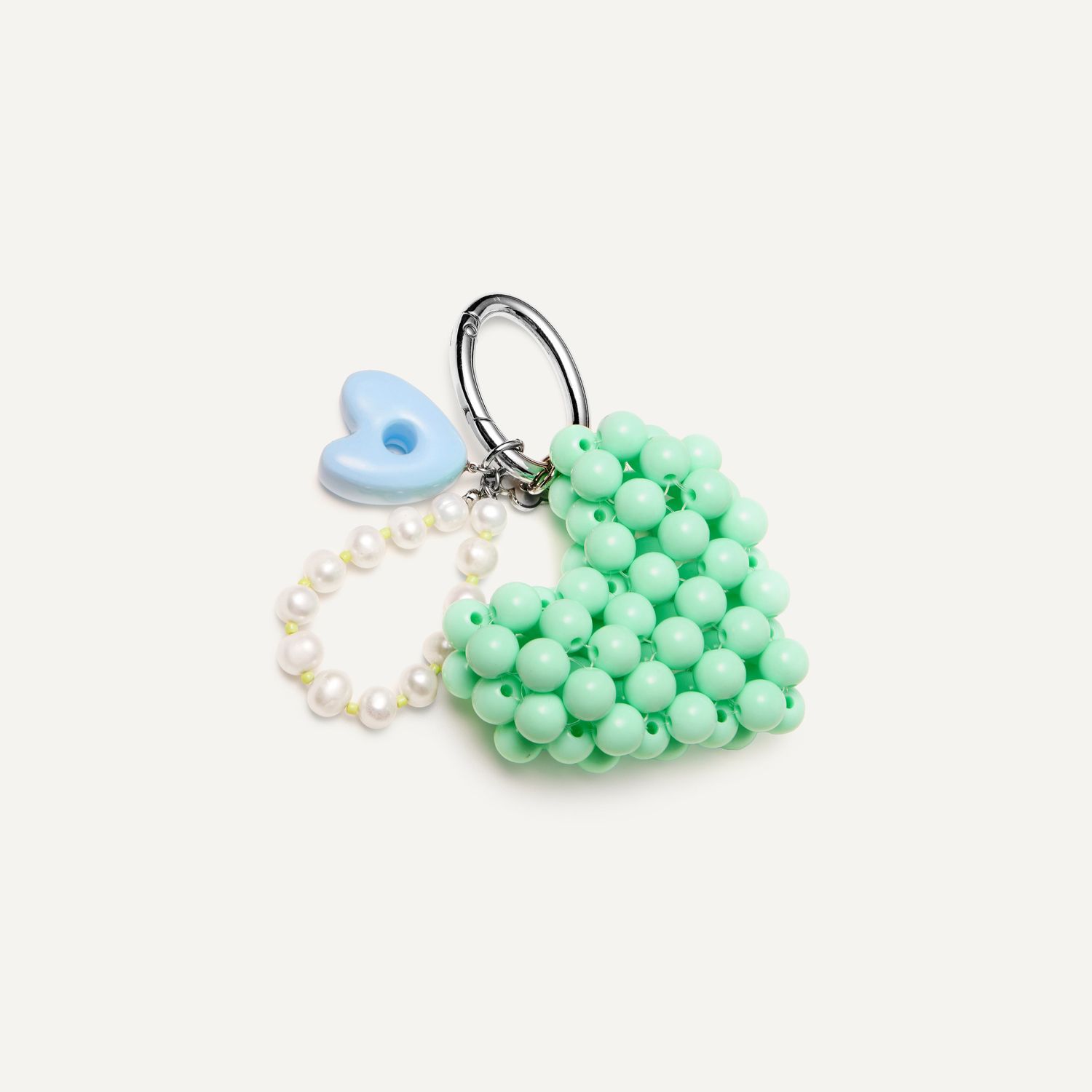 Брелок My Heart ABC Charm - Mint & Blue