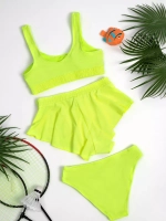 купальник раздельный Nike спортивный 3 в 1 топ с шортами