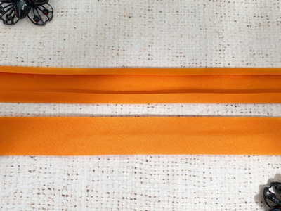 Косая бейка, ш. 2 см, оранжевый