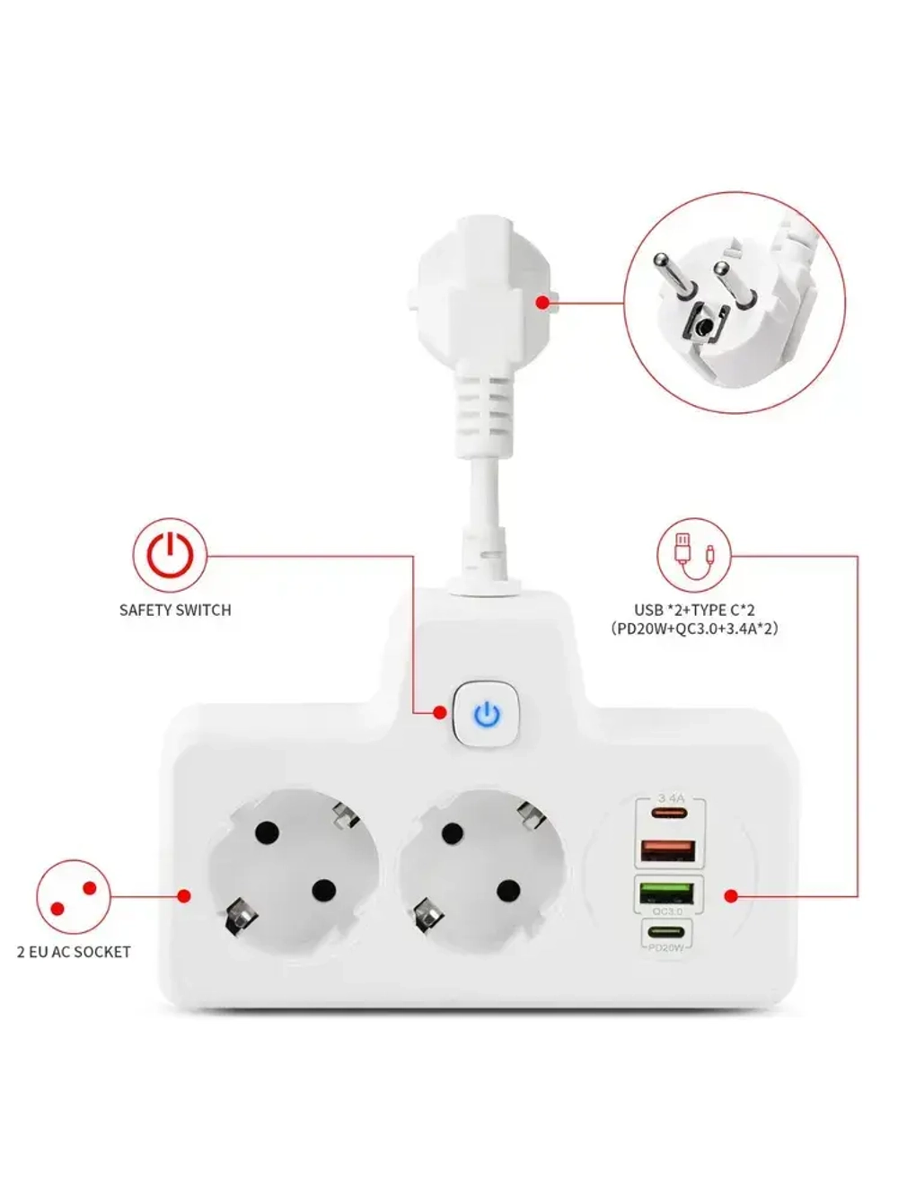Двойник электрический USB