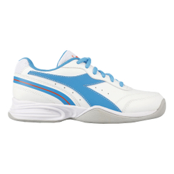 Детские теннисные кроссовки Diadora S.Challenge 4 SL Carpet Shoe Kids - White, Turquoise