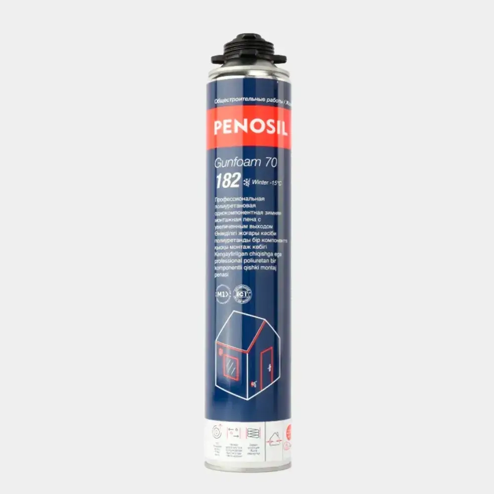 PENOSIL Gunfoam 70 Winter 182, пена монтажная профессиональная, 850 мл