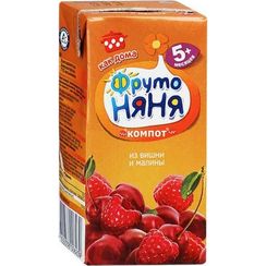 FRUTONANNY. 0,2 L. Kompot. Albalı, moruq (5+ ay) (1x18)