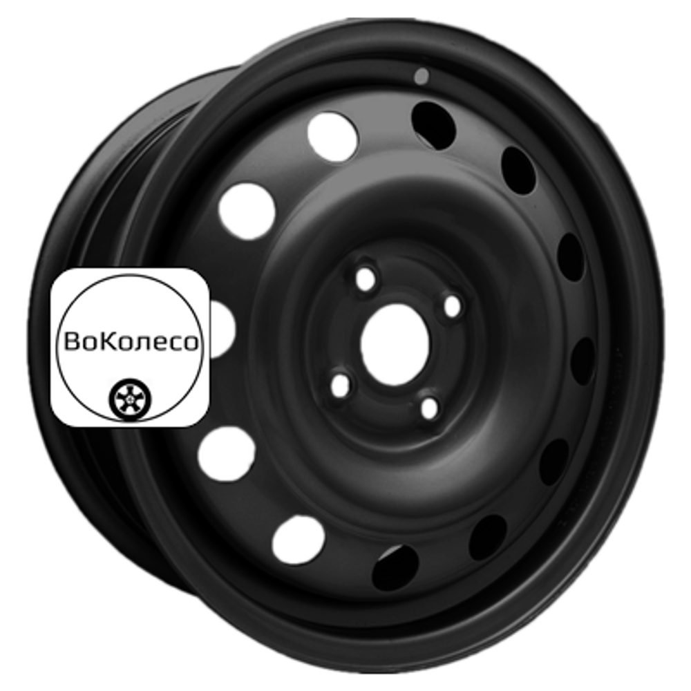 6x15/4x100 ET48 D54,1 Hyundai Solaris, Kia Rio Черный ТЗСК